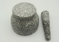 Natural Stone Mortar And Pestle , Herb Solid Granite Mortar And Pestle