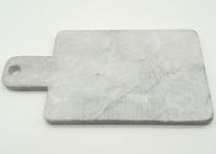 Paddle Shape Stone Placemats , Marble Cooking Board Grey Color Polished