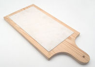 Easy Cleaning White Marble Placemats Convenient For Fruit / Vegetable