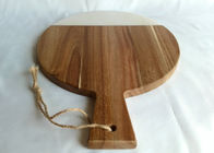 Marble Acacia Wood Household Stone Placemats Paddle Shape
