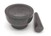 Handmade FDA Granite Stone Mortar And Pestle Black Grinding