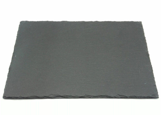 Rough Edges Slate Cheese Cutting Board Rectangular Shape 30cm x 20cm With Pads