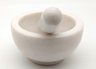 Marble Stone Mortar And Pestle Set With Base Kitchen Tools Garlic Spice Masher