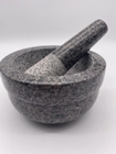 Kitchenware Natural Granite Stone Mortar And Pestle For Herb Spice