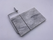 20 x 13cm Wood Handle Marble Cheese Slicer Stainless Steel Wire