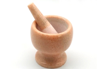 Polished Marble Stone Mortar And Pestle Bowl Natural Hand Herb Spice Grinder