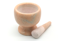 Polished Marble Stone Mortar And Pestle Bowl Natural Hand Herb Spice Grinder