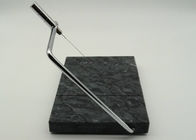 Black Marble Cheese Slicer Hand Tool Stainless Steel Wire For Cutting