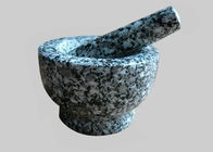Small Stone Mortar And Pestle , Stone Grinding Bowl Comfortable Easy Clean