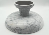 Grey Stone Serving Bowl , Table Decorative Stone Bowl Natural Solid Marble