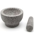 Granite Stone Mortar And Pestle Set Herb Spice Press Crusher Stone Pound Bowl
