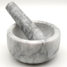 Marble Stone Mortar And Pestle Set For Herb Spice Crushing Grinding