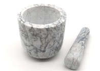 Marble Stone Mortar And Pestle Crush Spices Garlic Herb Spice Grinder
