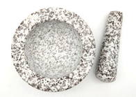 Pill Crusher Food Grade Granite Stone Mortar and Pestle Medicine Grinder Set