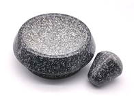 Nature Granite Stone Mortars And Pestle Press Kitchenware 100% Natural Marble Stone Mortar With Pestle Set For Kitchen