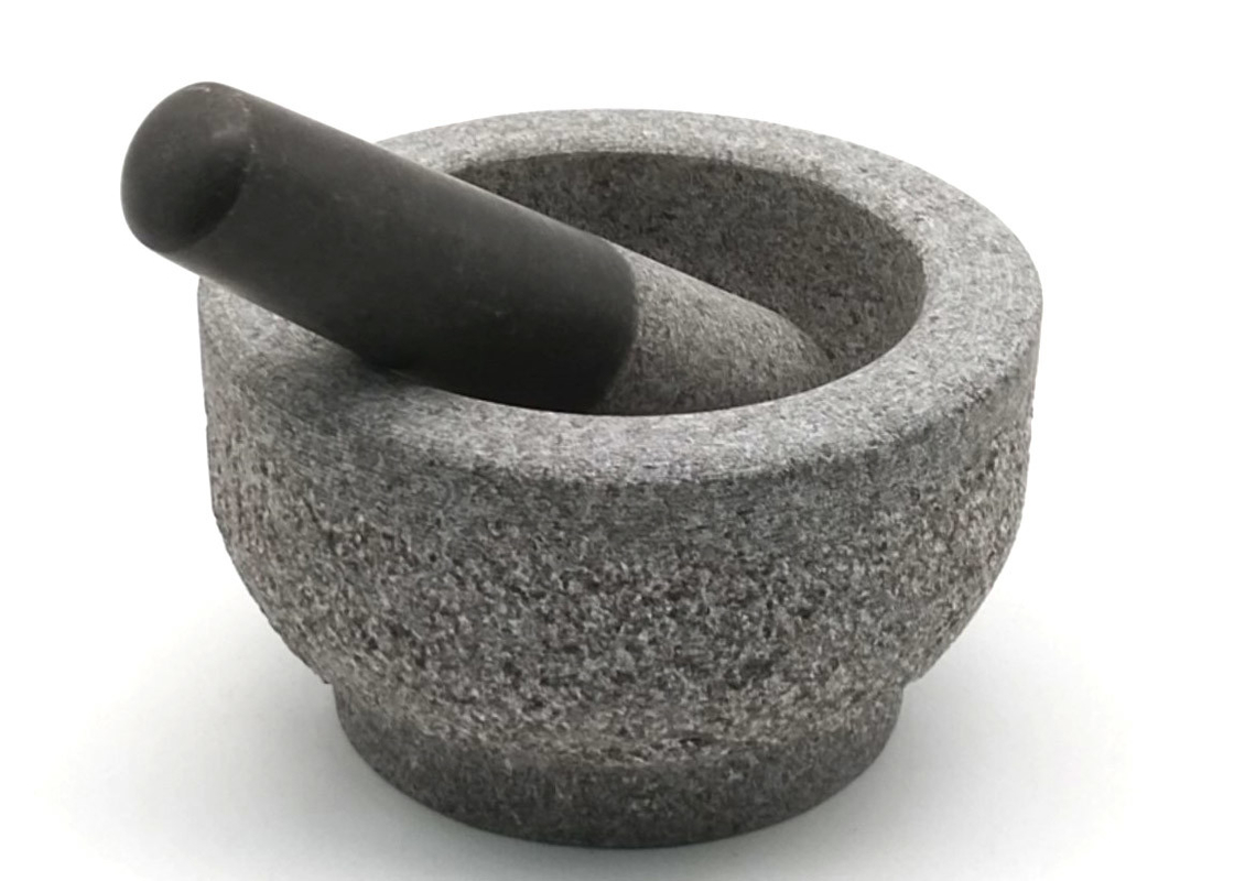 Molcajete Bowl Stone Grinder Guacamole Bowl Pitted Surface Heavy Granite Stone Mortar And Pestle Set