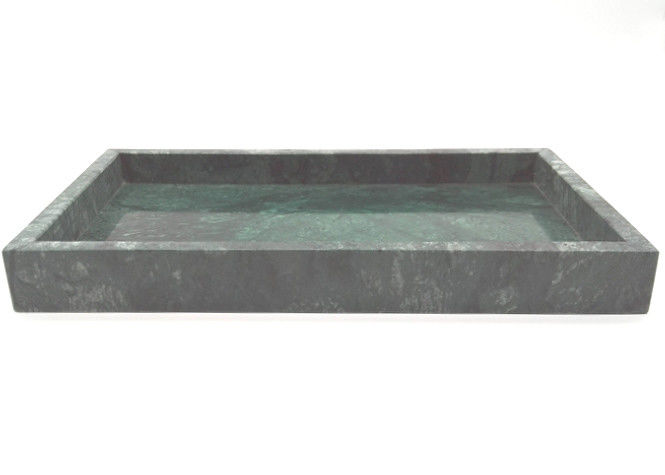 Green Food Serving Tray High Durability Stable Performance 28cm x 16cm