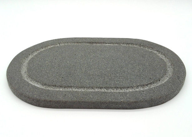 Basalt Steak Stone Grill Plates , Oval Stone Grill Hot Plates For Cooking