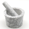 Marble Mortar And Pestle Set Herb Spice Mixing Grinding Pounding Medicine Jar